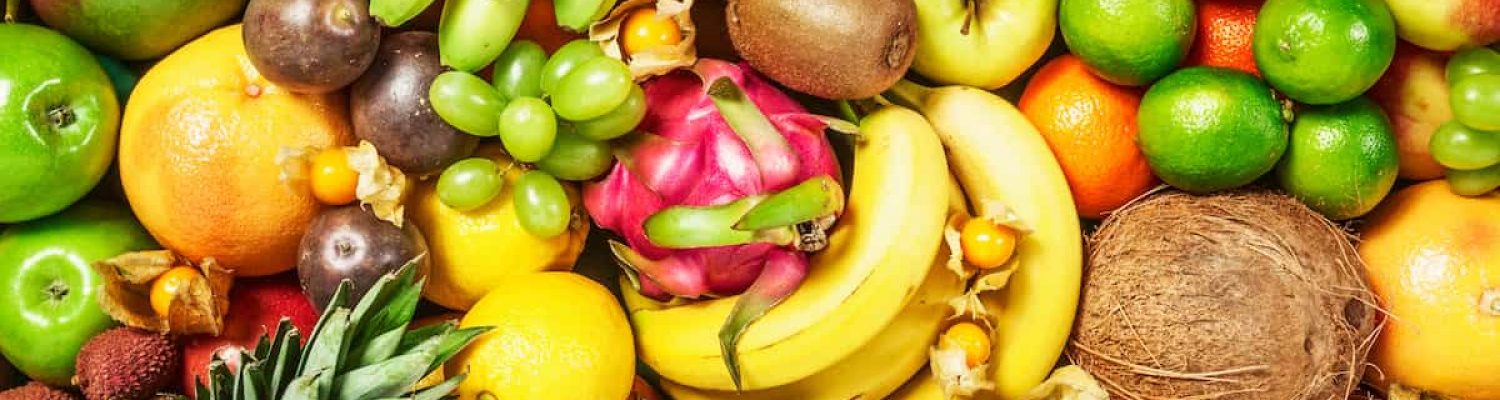 Obst Bananen ananas apfel trauben lithcy mischung apfelsinen orangen