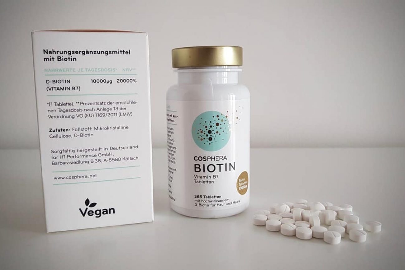 cosphera biotin tabletten dose verpackung